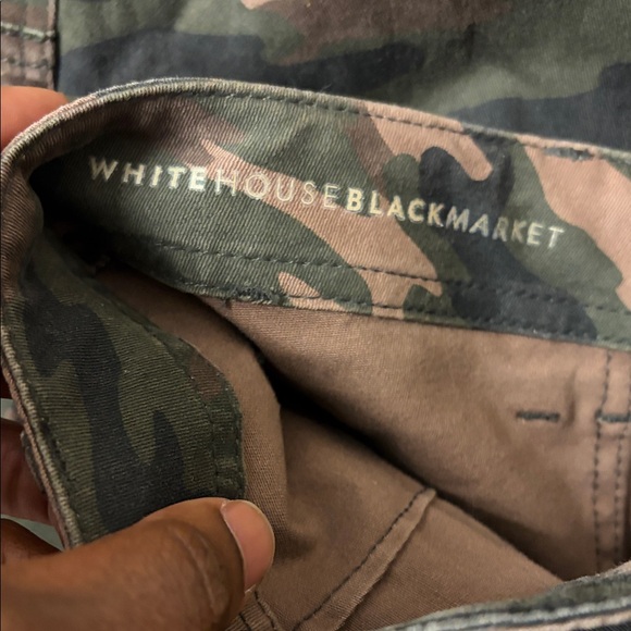 White House Black Market Camo High-Rise Slim Jeans - Picture 8 of 13